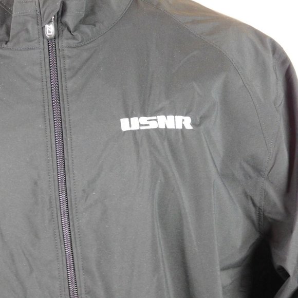 Cutter Buck Mens Blk XXL Long Sleeve WeatherTec Summit Golf Half Zip Jacket USNR - Picture 2 of 12